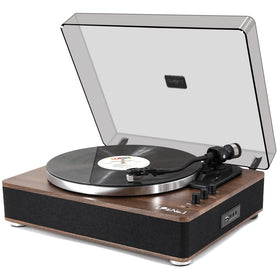 LP&No.1 turntable with die-cast platter for stable, precise playback.