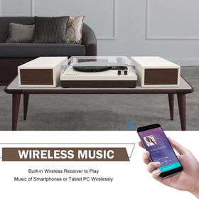 LP&No.1 external stereo speakers enhance room-filling sound