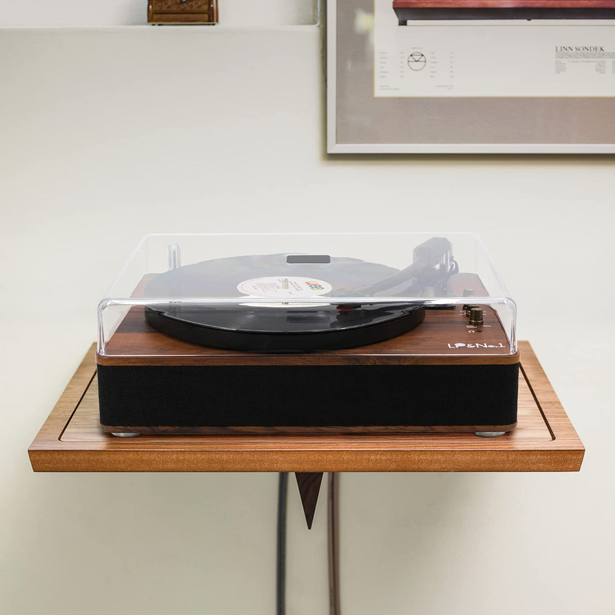 LP&NO.1 headphone jack enables private listening and flexible setup options.