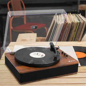 LP&NO.1 3-speed belt-drive turntable supports 33, 45, and 78 RPM records.