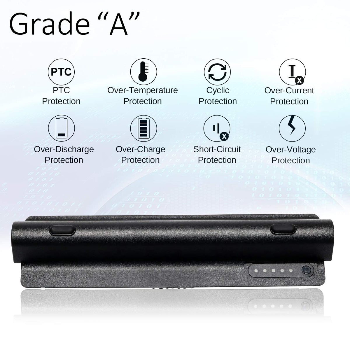 LQM 90Wh battery replacement guide demonstrates easy installation for Dell XPS.