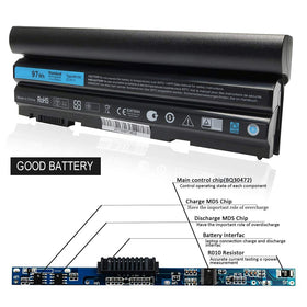 LQM 97Wh battery for Dell E5420 supports all-day productivity.