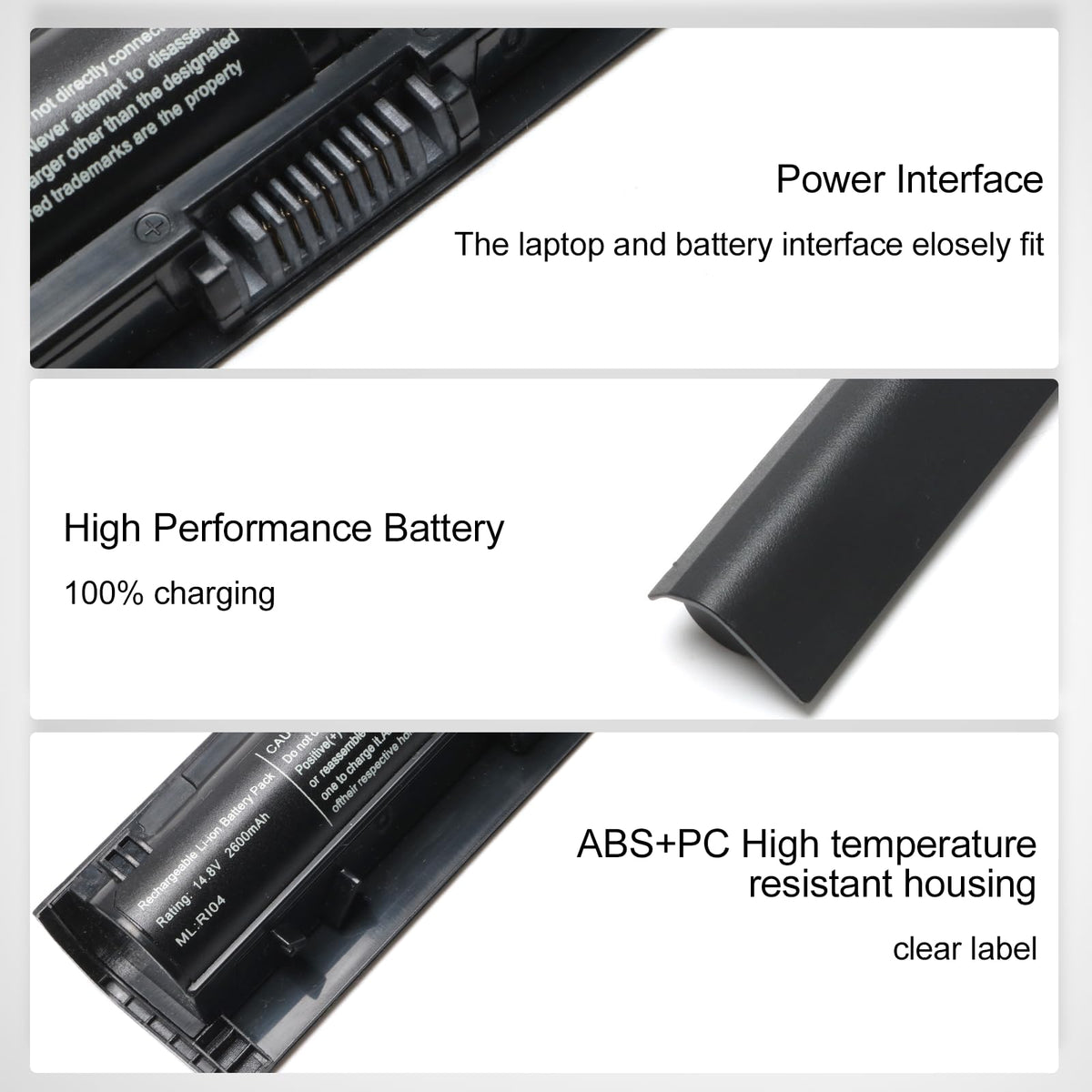 LQM HP ProBook 470 series battery for longer work sessions.