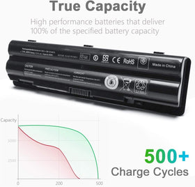LQM battery specs 11.1V 56Wh for extended run time.