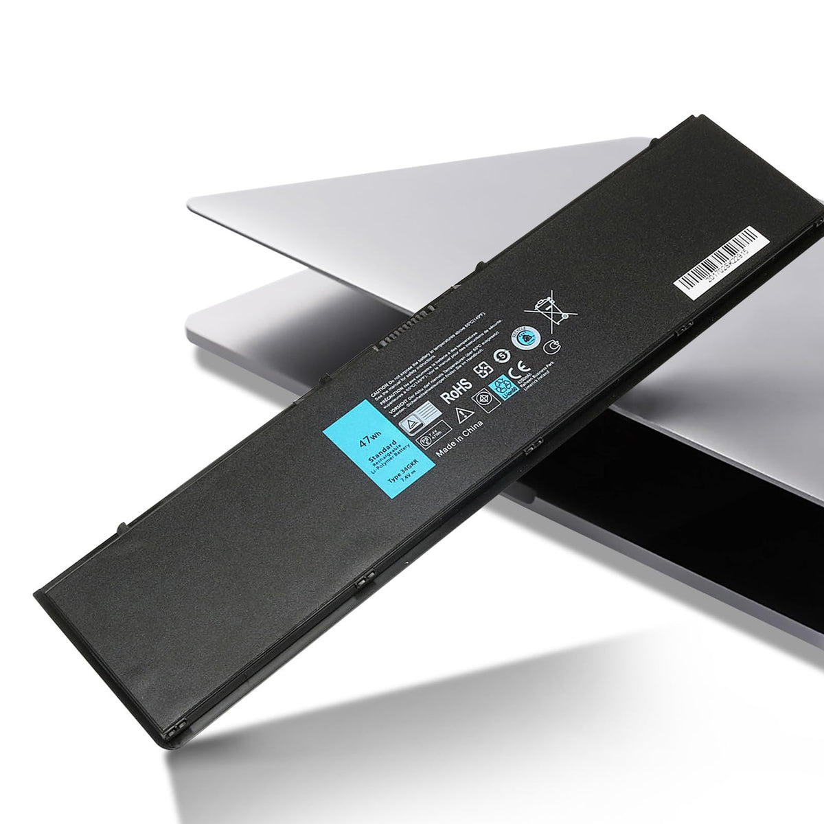 LQM battery side profile highlighting slim design for laptop mobility benefit