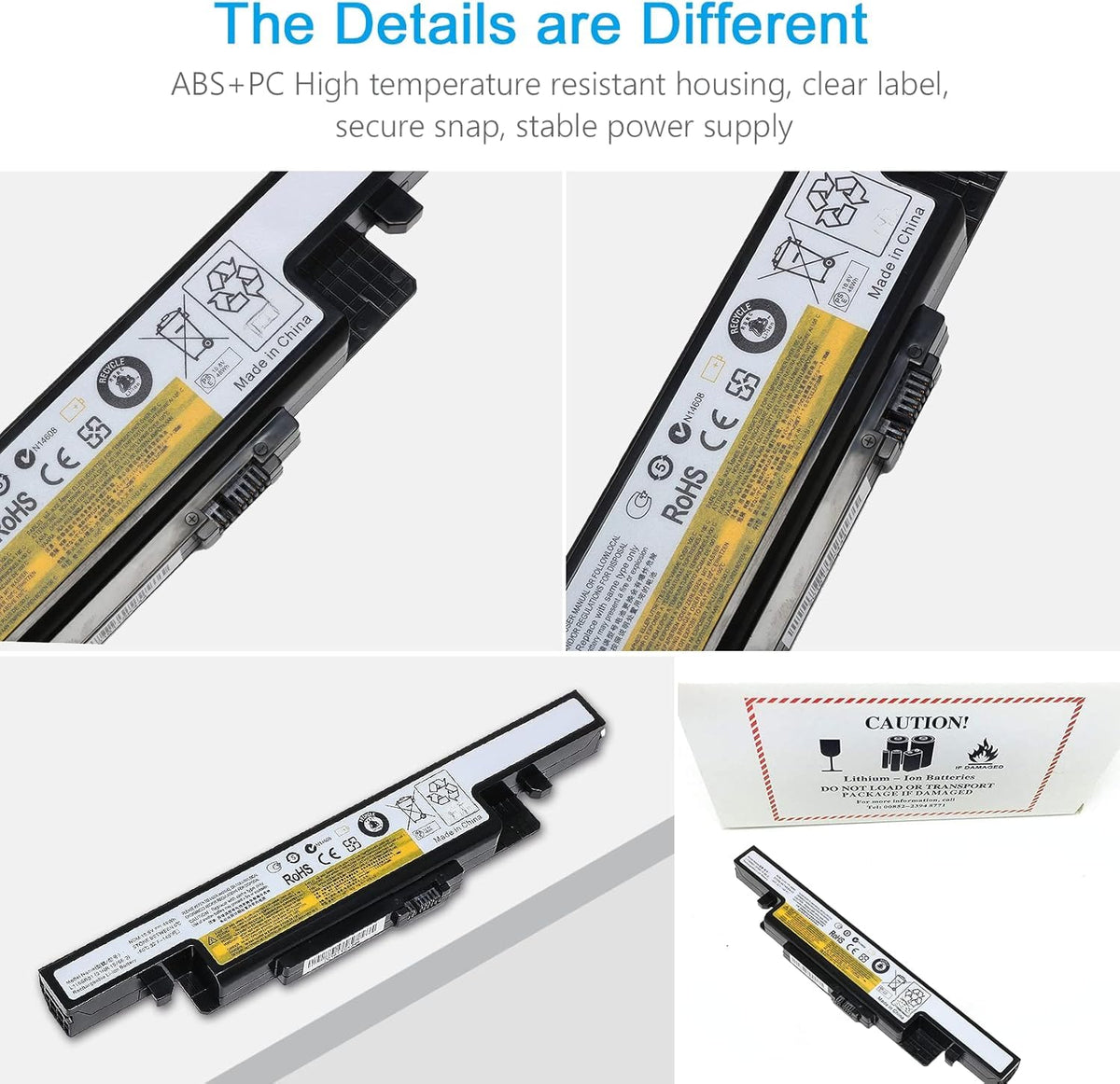 LQM Lenovo IdeaPad Y500 battery pack optimized for many cycles