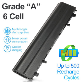 LQM VV0NF battery being installed in a Dell Latitude E5540 for uninterrupted productivity.