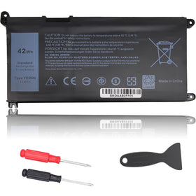 LQM YRDD6 battery front view showing 42Wh capacity for extended use