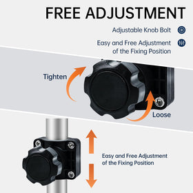 Lrichy mount provides two fixed bolt modes for installation flexibility.