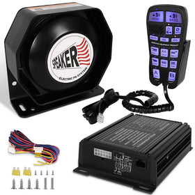 LRTER Emergency Siren 200W front view for vehicle warnings