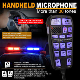 LRTER handheld microphone for on road command