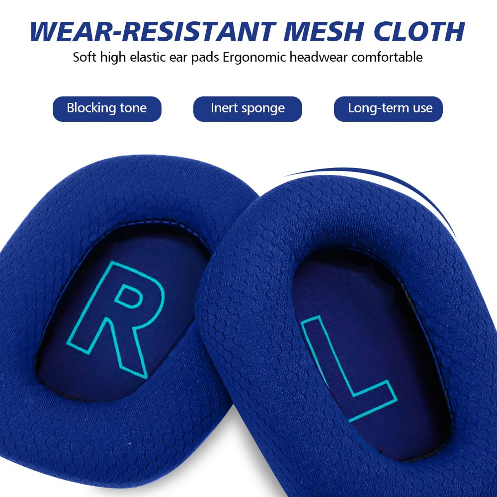 LRZMOLS packaging contents image showing earpads and headband