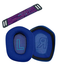 LRZMOLS ear pads for Logitech G733 in blue with memory foam for comfort