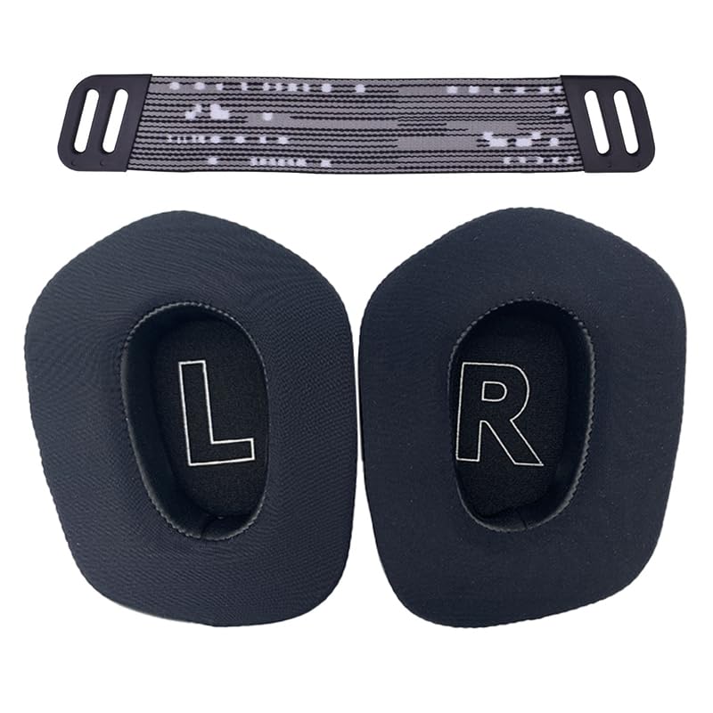 LRZMOLS replacement ear pads for Logitech G733 with enhanced comfort and isolation
