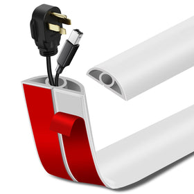 LSGCQ floor cord cover with adhesive-backed installation for a clean, safe floor.
