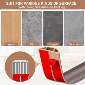 LSGCQ brown walnut wood cord cover blends with decor and protects cables.