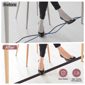 LSGCQ adhesive-backed cord cover for easy edge installation