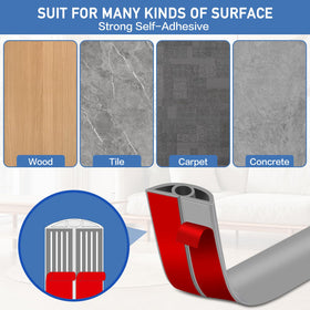 LSGCQ floor edge installation shows simple edge mounting