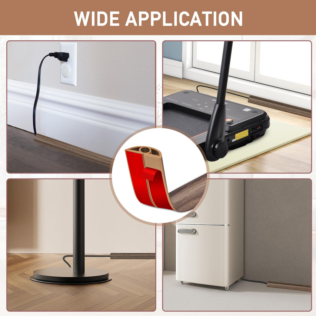 LSGCQ versatile cord cover suitable for home and office spaces