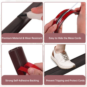LSGCQ cord cover supports wheels rolling over cords