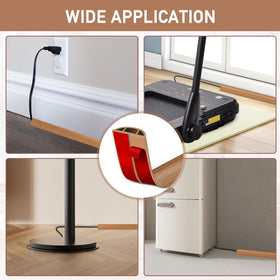 LSGCQ in living room installed along baseboard, blends with decor and reduces trips