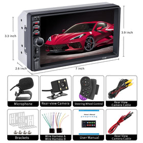 LSLYA AUX TF USB ports detail enabling multiple audio sources and fast charging benefit
