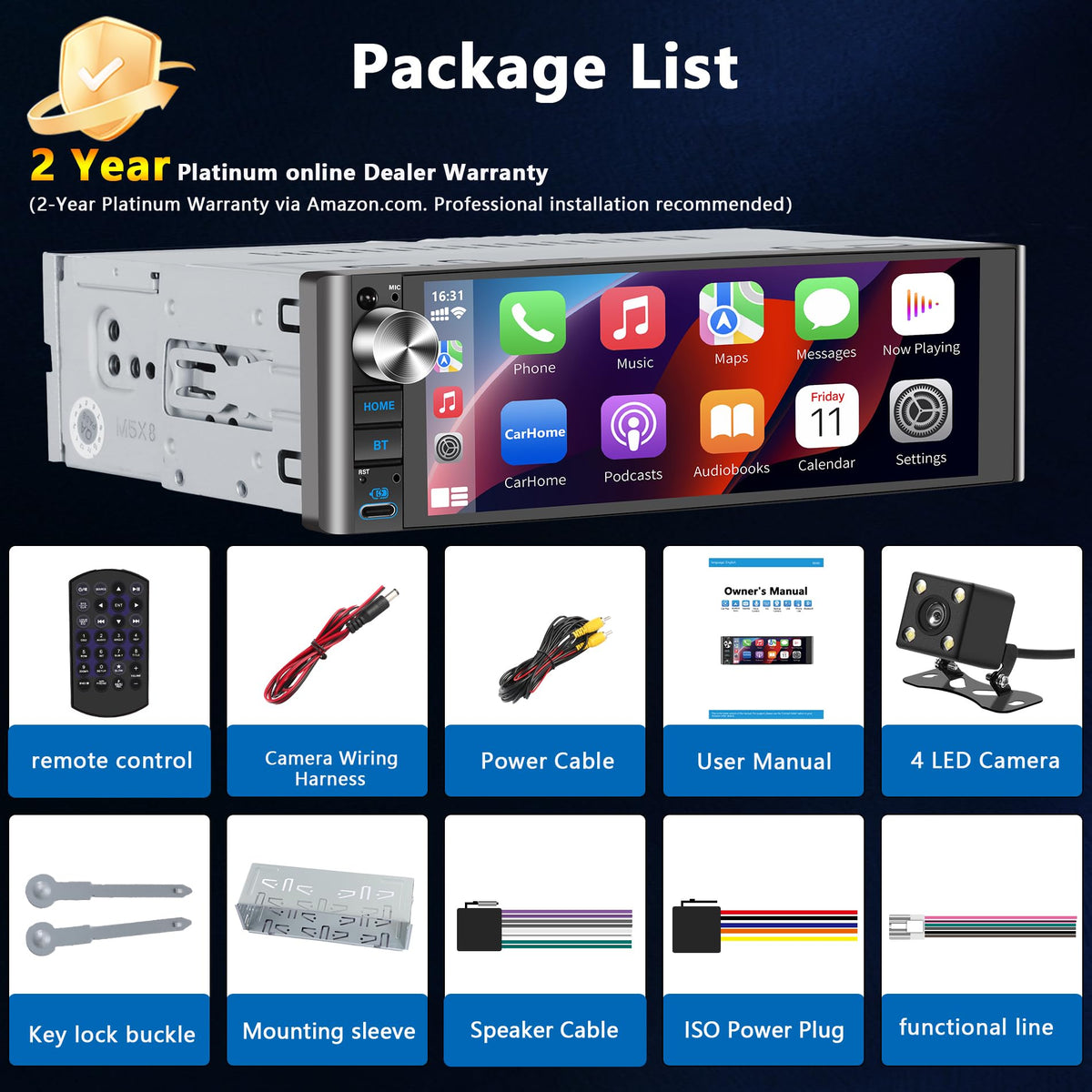 LSLYA front and backup camera package for easier parking