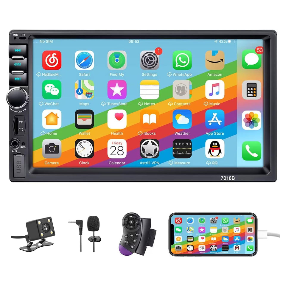 LSLYA front panel 7-inch display showing clear icons and easy operation benefit
