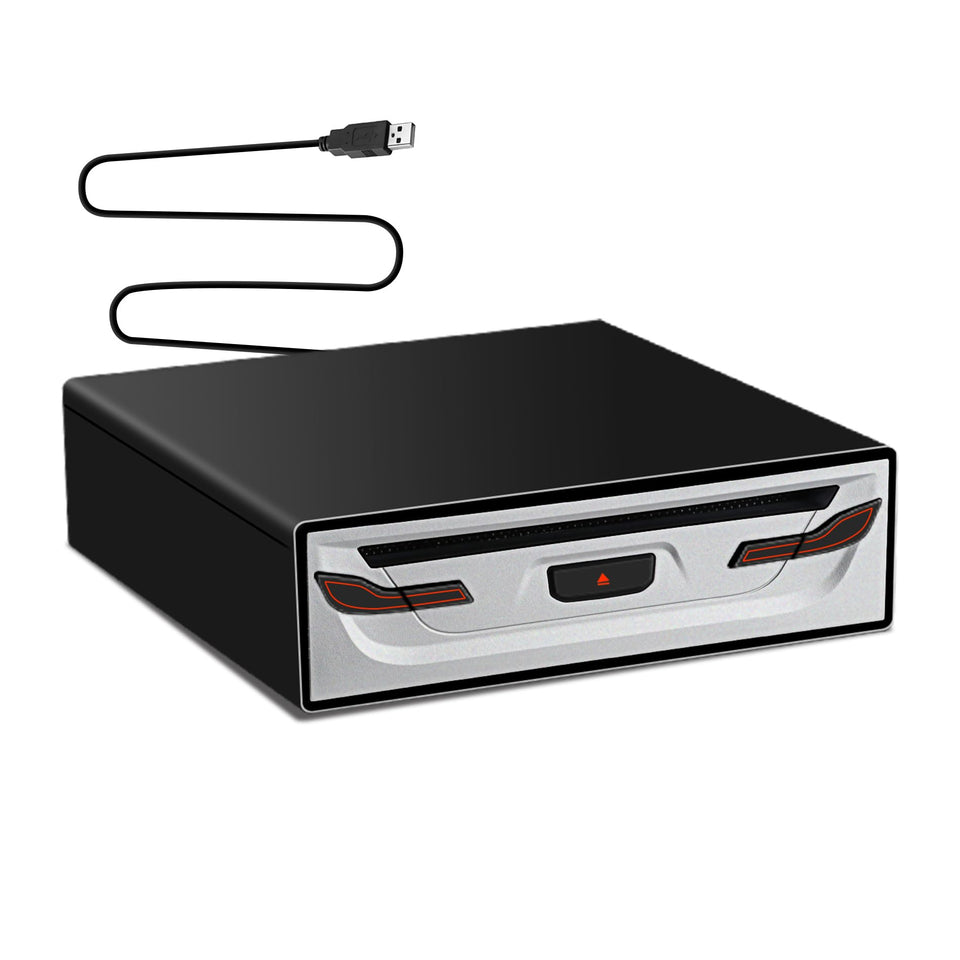 LSLYA front panel compact player showing slim design and portability benefit