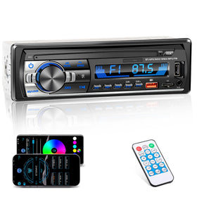 LSLYA single din car stereo with Bluetooth hands-free for safer driving