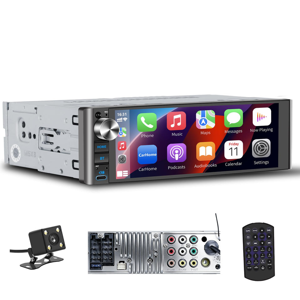 LSLYA single din stereo front panel for seamless dash integration