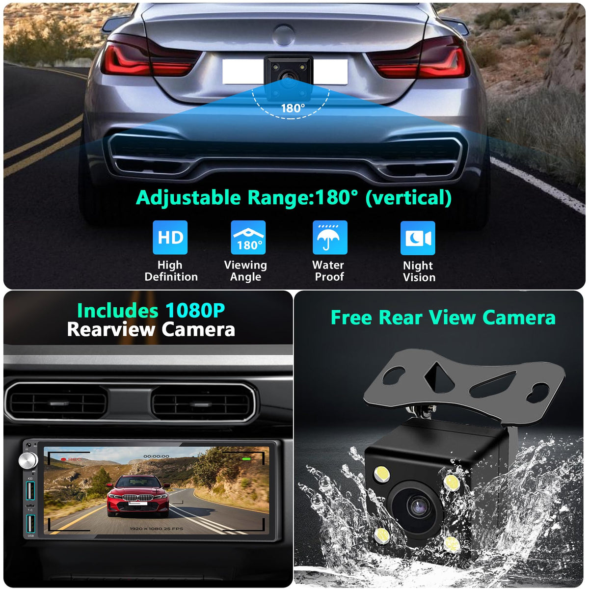 LSLYA installed in vehicle dash to show compact single-din fit
