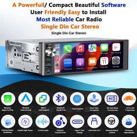 LSLYA wireless CarPlay and Android Auto for hands-free connectivity