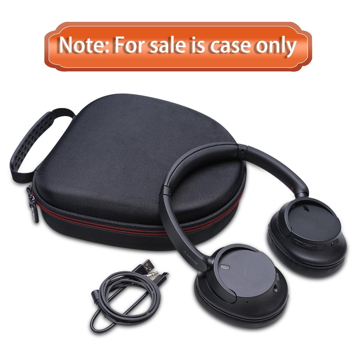 LTGEM black travel case is lightweight for backpacking and carry-on.