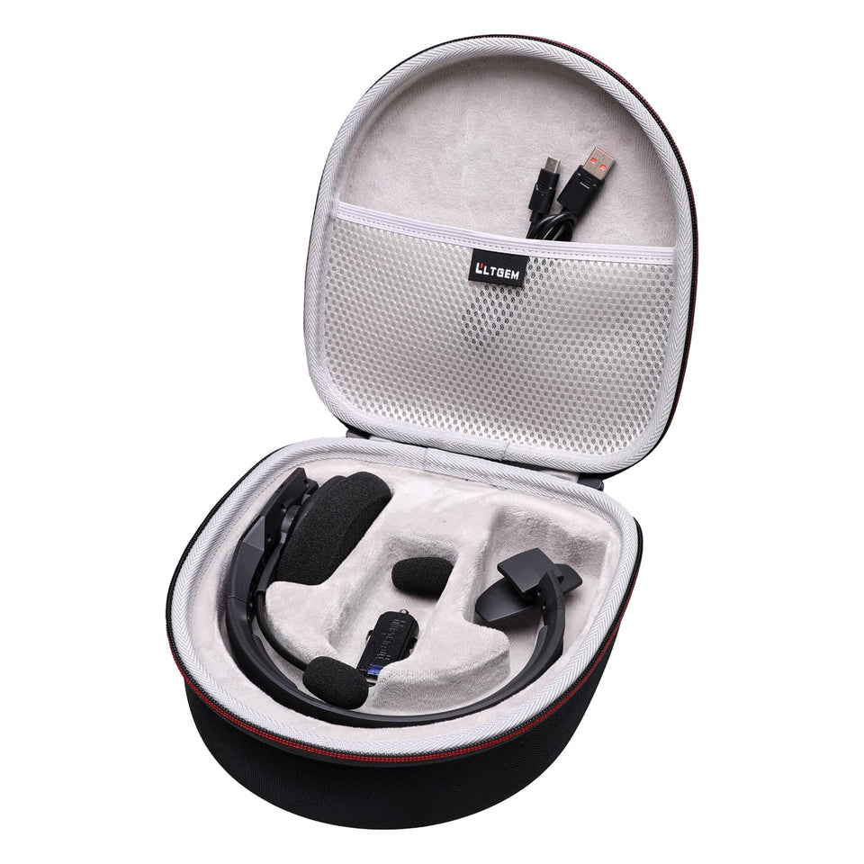 LTGEM case for BlueParrott B450-XT case-fit protects headset on the go.