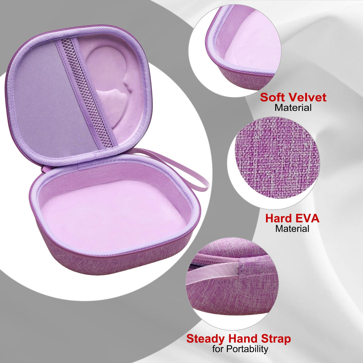 LTGEM EVA material provides rugged protection for JBL headphones