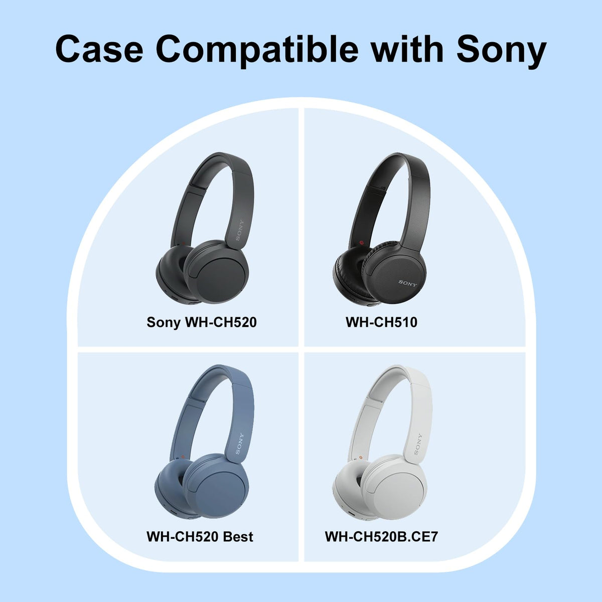 LTGEM case headphones not included