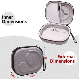 LTGEM JBL Live 670NC case zipper detail for quick access