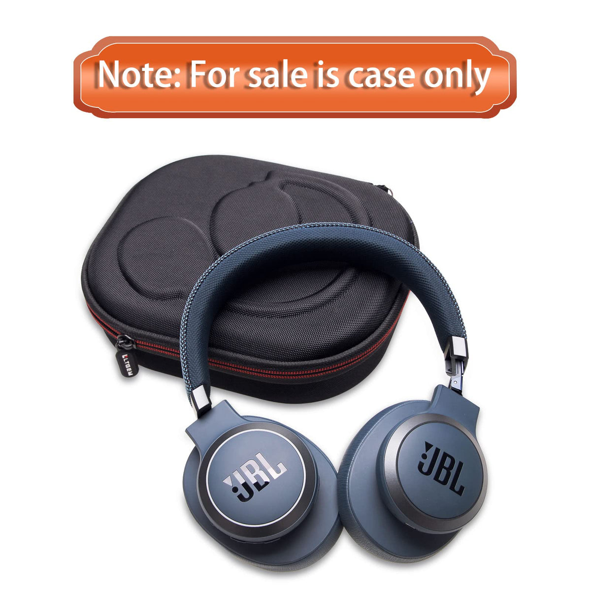 LTGEM JBL Live 770NC case exterior highlights lightweight travel protection.