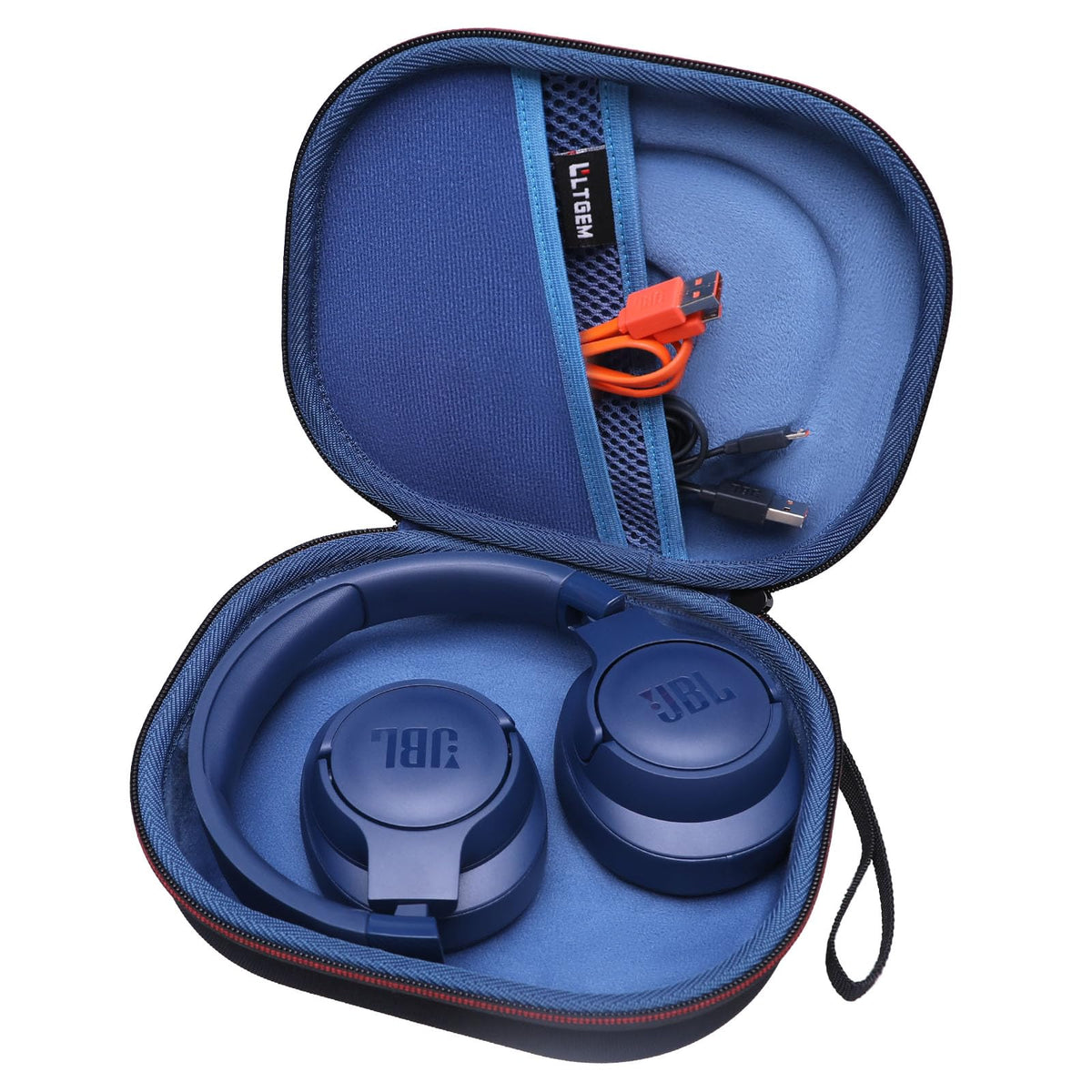 LTGEM JBL Tune 770NC case outer view protects headphones on the go.
