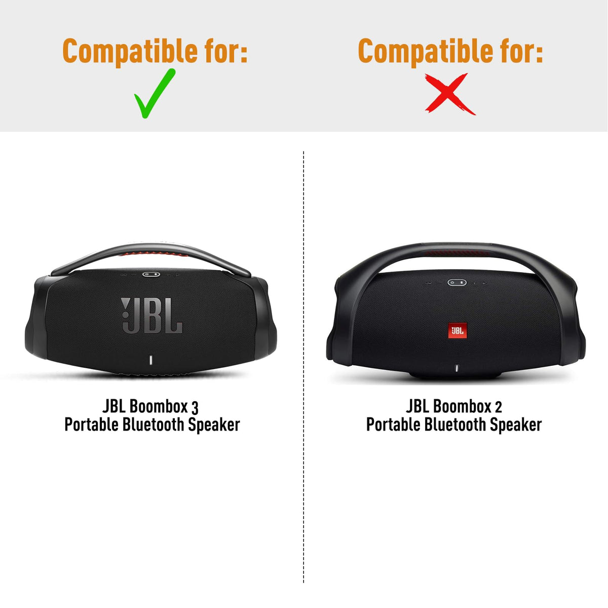 LTGEM open case interior padding protecting JBL Boombox 3 from impacts