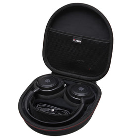 LTGEM case for SteelSeries Arctis Nova 7X, front view, travel-protective shell