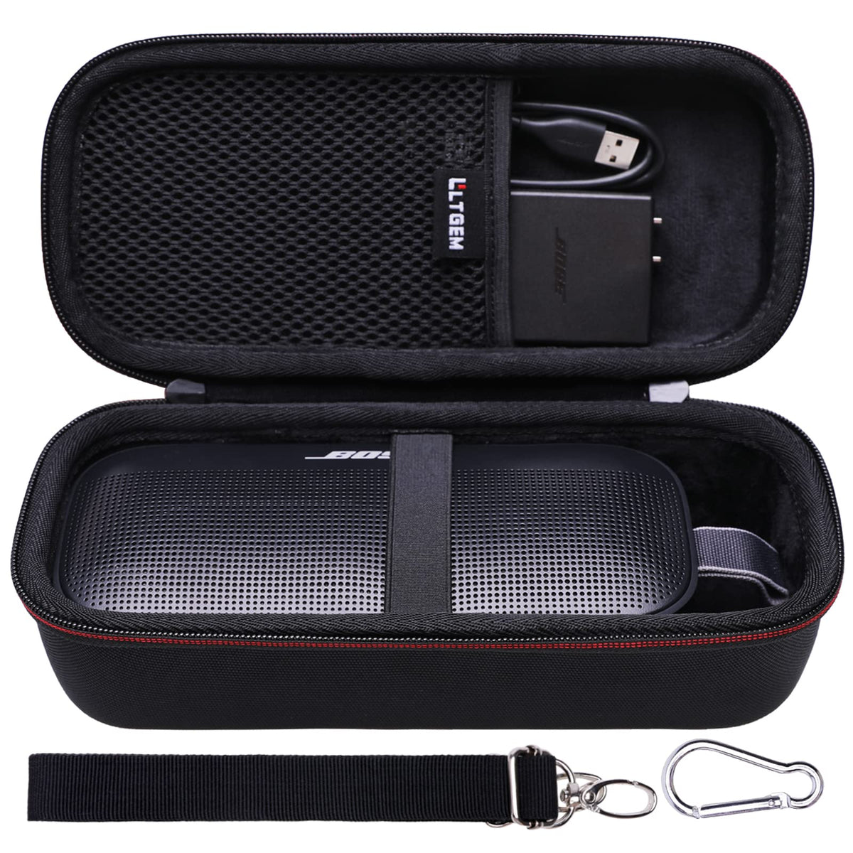 LTGEM front view case closed showing protection and portability