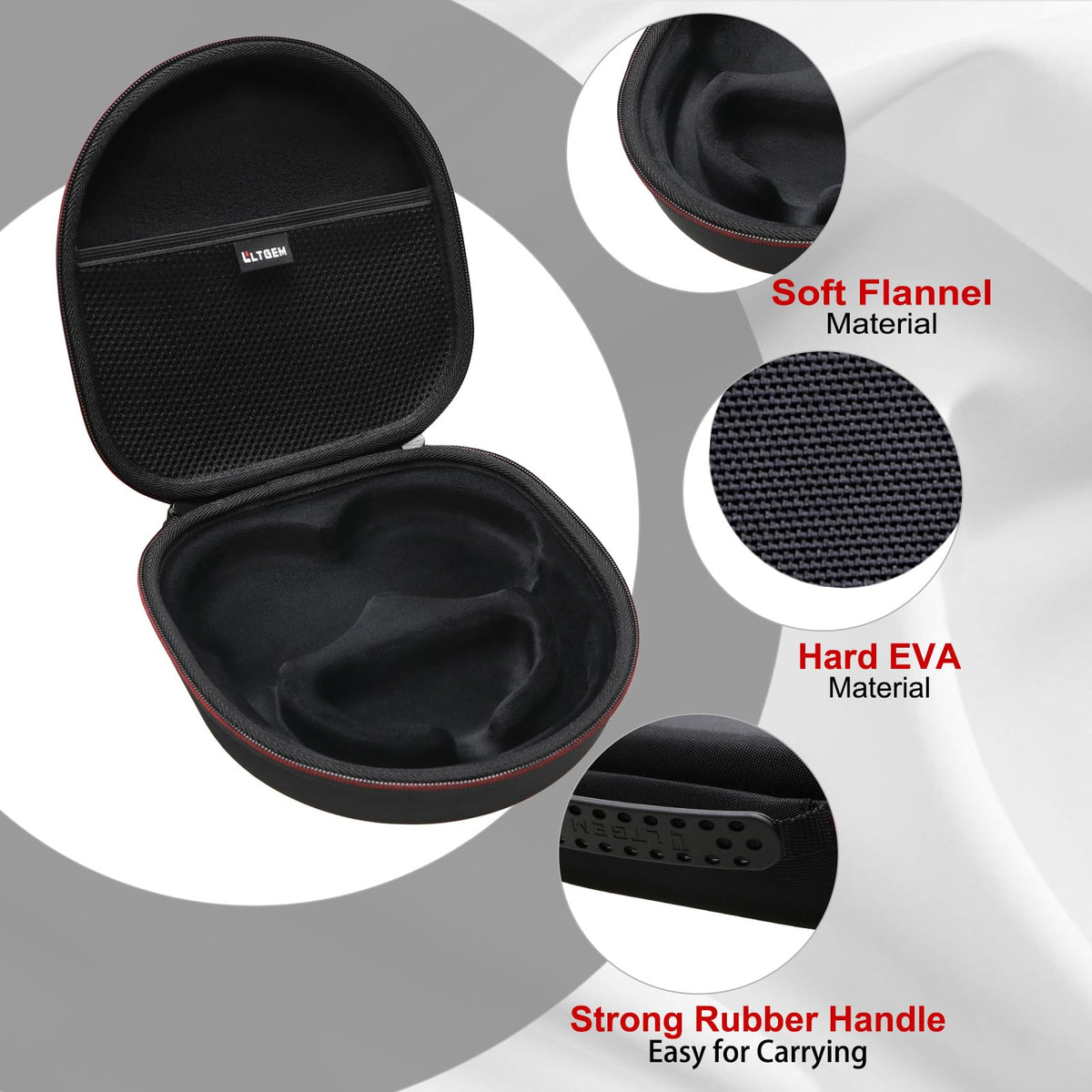 LTGEM EVA shell provides semi-waterproof, shockproof protection