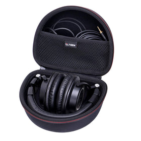L LTGEM headphone case front view for ATH-M50x protecting gear on the go
