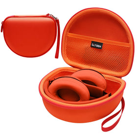 LTGEM orange case for Beats Solo 4, keeps device safe during travel