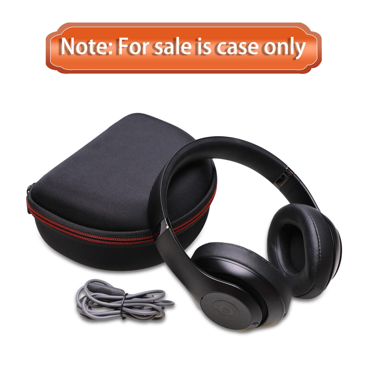 LTGEM orange case shields Skullcandy Crusher Evo during travel