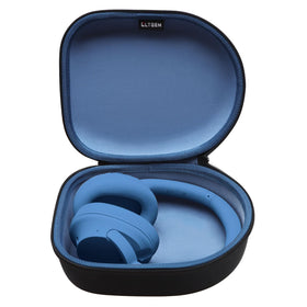 LTGEM headphone case shows outer dimensions for a secure fit