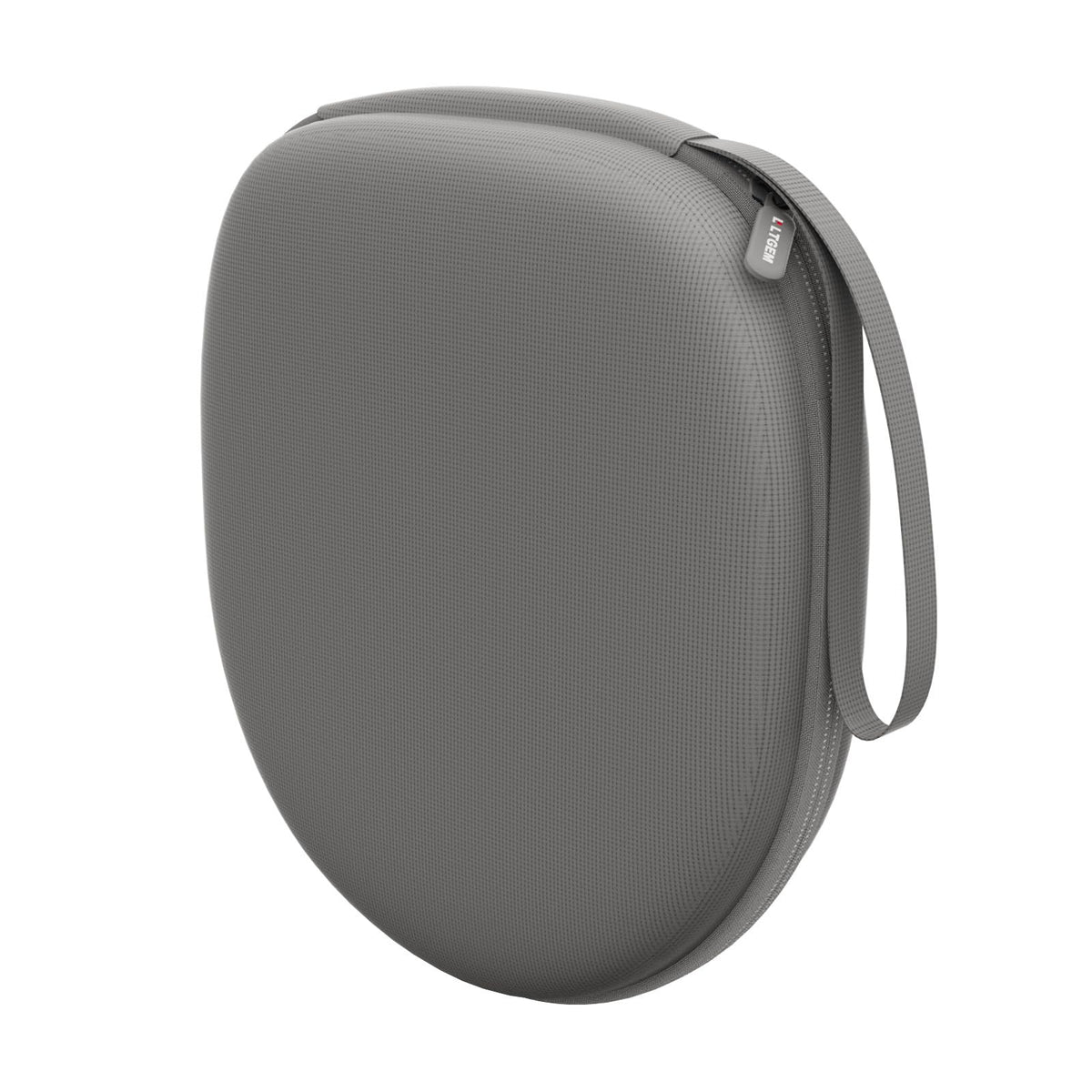 L LTGEM headphone case outer view highlights durable protection.