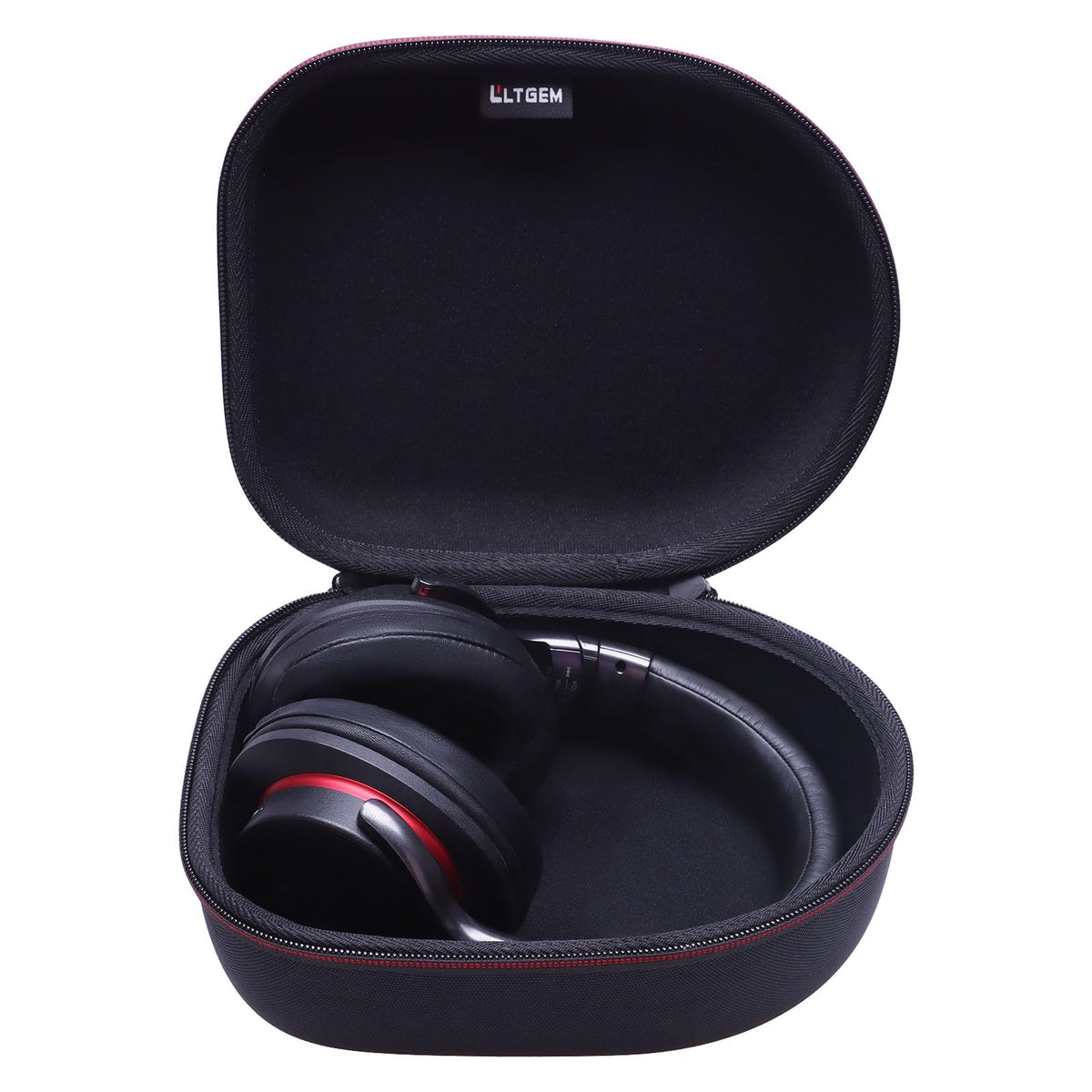 LTGEM headphone case showing perfect-fit interior for secure storage